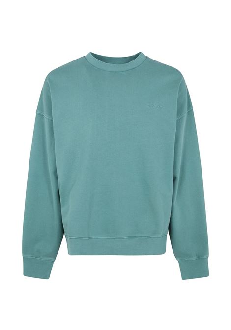 felpa benton uomo verde CARHARTT WIP | I0354363IC.GD